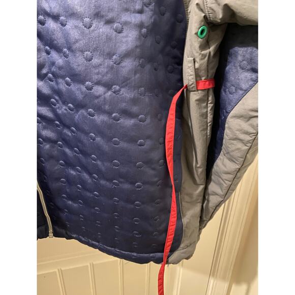 Air Jordan x Clot Chinese New Year Nylon Navy / Gray Zip Up Jacket Size Large - Picture 3 of 9